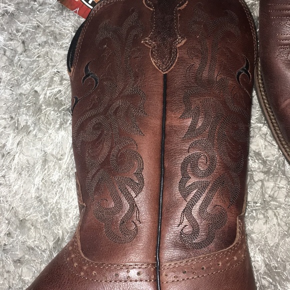 Leather cowboy boots - Picture 3 of 4